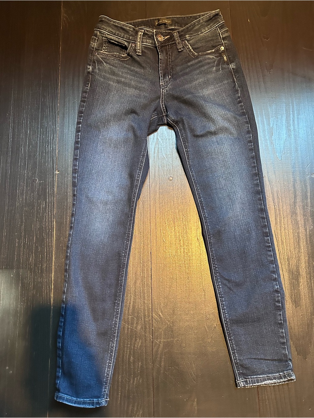 Silver Jeans Women's Skinny Jeans in Dark Indigo